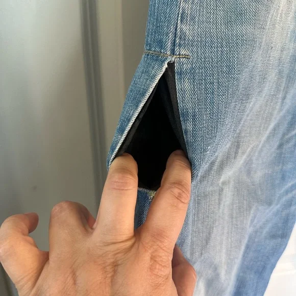 Diesal Gold Label Button Fly Side Hip Pocket Classic Straight Leg Jeans, 34W/32L - Picture 7 of 10